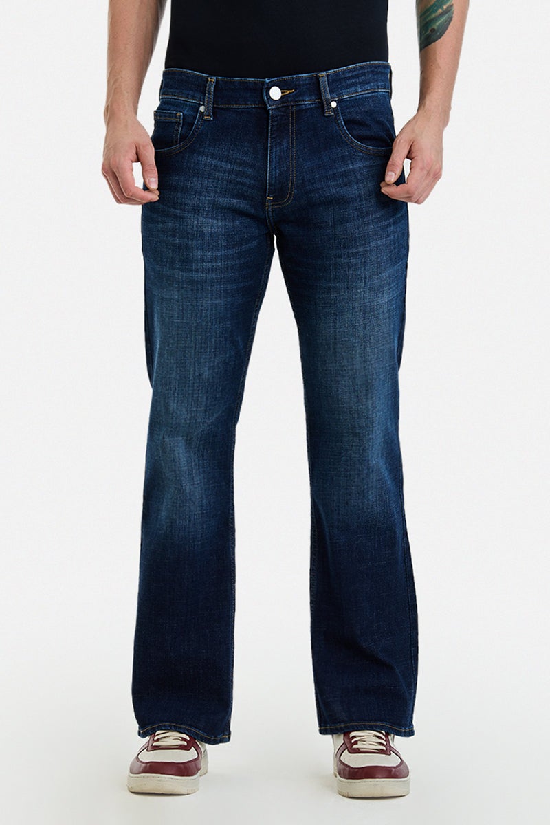 SNITCH Bootcut Stretch Washed Jeans - Image 4